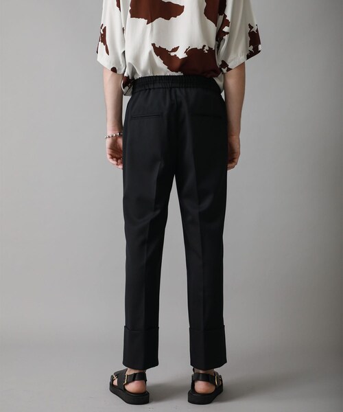 KIIT（キート）の「STUDIOUS別注 ROLL UP SLACKS（その他・メンズ・GREY/BLACK・1/2）」の5枚目の写真