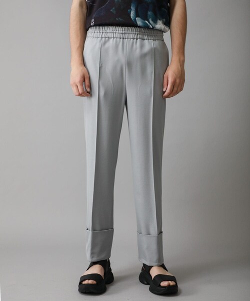 KIIT（キート）の「STUDIOUS別注 ROLL UP SLACKS（その他・メンズ・GREY/BLACK・1/2）」の11枚目の写真