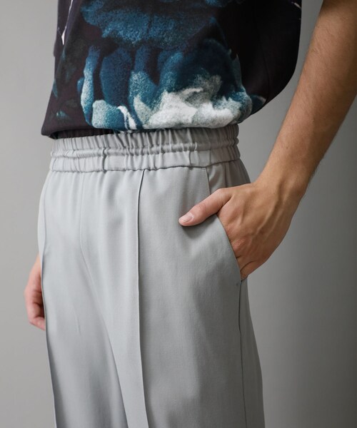 KIIT（キート）の「STUDIOUS別注 ROLL UP SLACKS（その他・メンズ・GREY/BLACK・1/2）」の14枚目の写真