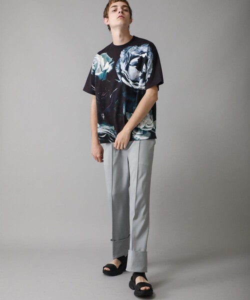 KIIT（キート）の「STUDIOUS別注 ROLL UP SLACKS（その他・メンズ・GREY/BLACK・1/2）」の10枚目の写真