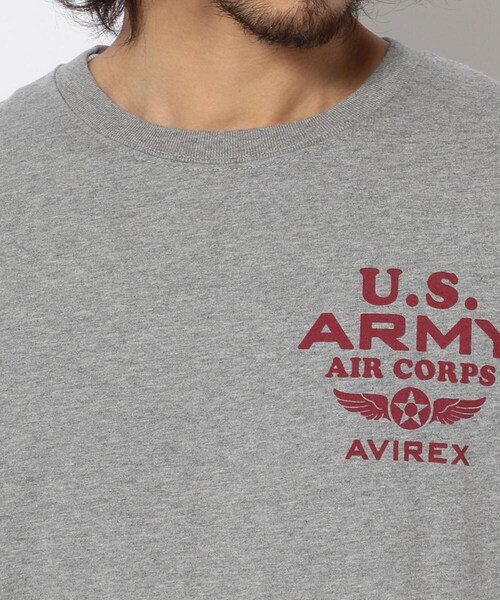 AVIREX（アヴィレックス）の「【WEB&DEPOT限定】ピンナップガール Tシャツ/ S/S PINUP T-SHIRTS GOWEN FIELD（トップス・メンズ・OFF/WHITE/OXFORD/LIME・XL, M, L）」の6枚目の写真