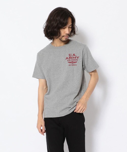 AVIREX（アヴィレックス）の「【WEB&DEPOT限定】ピンナップガール Tシャツ/ S/S PINUP T-SHIRTS GOWEN FIELD（トップス・メンズ・OFF/WHITE/OXFORD/LIME・XL, M, L）」の4枚目の写真