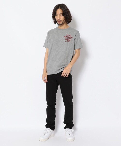 AVIREX（アヴィレックス）の「【WEB&DEPOT限定】ピンナップガール Tシャツ/ S/S PINUP T-SHIRTS GOWEN FIELD（トップス・メンズ・OFF/WHITE/OXFORD/LIME・XL, M, L）」の11枚目の写真