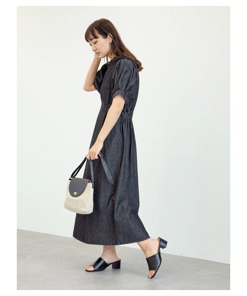 Green　Parks（グリーンパークス）の「≪USED≫・ELENCARE DUE デニムタックワンピース（ワンピース/ドレス・ブラック/インディゴ/ライトインディゴ・F）」の21枚目の写真