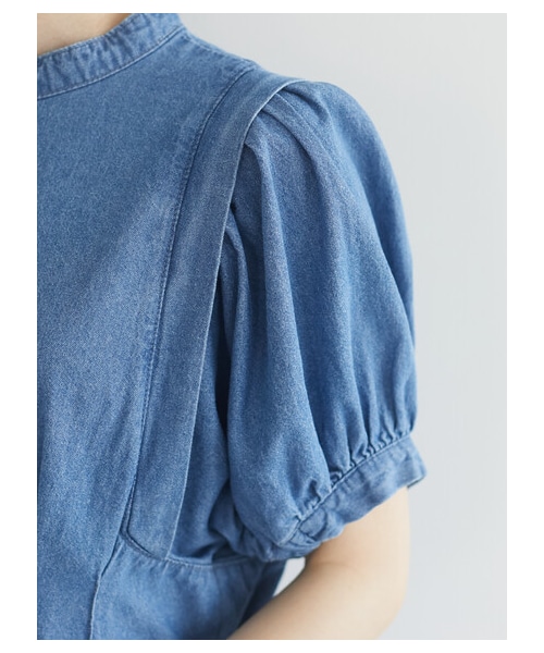 Green　Parks（グリーンパークス）の「≪USED≫・ELENCARE DUE デニムタックワンピース（ワンピース/ドレス・ブラック/インディゴ/ライトインディゴ・F）」の8枚目の写真