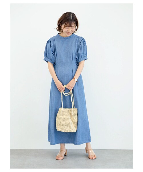 Green　Parks（グリーンパークス）の「≪USED≫・ELENCARE DUE デニムタックワンピース（ワンピース/ドレス・ブラック/インディゴ/ライトインディゴ・F）」の16枚目の写真