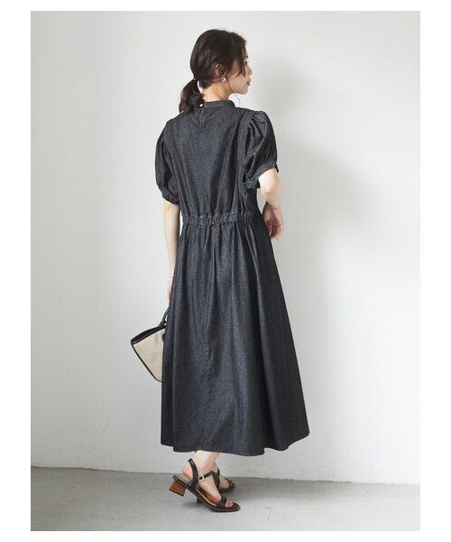 Green　Parks（グリーンパークス）の「≪USED≫・ELENCARE DUE デニムタックワンピース（ワンピース/ドレス・ブラック/インディゴ/ライトインディゴ・F）」の12枚目の写真