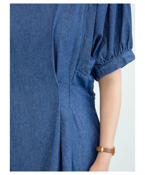 Green　Parks（グリーンパークス）の「≪USED≫・ELENCARE DUE デニムタックワンピース（ワンピース/ドレス・ブラック/インディゴ/ライトインディゴ・F）」の18枚目の写真