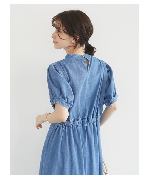 Green　Parks（グリーンパークス）の「≪USED≫・ELENCARE DUE デニムタックワンピース（ワンピース/ドレス・ブラック/インディゴ/ライトインディゴ・F）」の6枚目の写真