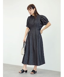 Green　Parks | 【予約】・ELENCARE DUE デニムタックワンピース(ワンピース/ドレス)