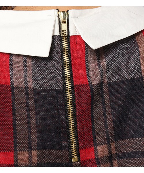 PAGEBOY（ページボーイ）の「衿&袖切り替えレイヤード風トップス（トップス・レディース・グレー/ブラック/ネイビー系）」の10枚目の写真