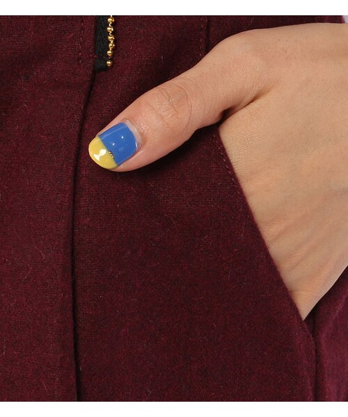 PAGEBOY（ページボーイ）の「ボールチェーンタックフレアキュロット（パンツ・レディース・チャコールグレー/ダークレッド/グリーン/ブラック系/ネイビー）」の10枚目の写真