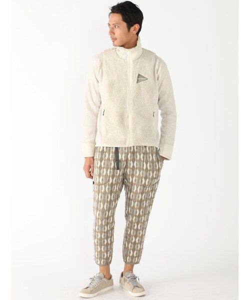 BEAVER（ビーバー）の「fleece jkt（ジャケット/アウター・メンズ・OFF/WHITE/CHARCOL・2/3）」の2枚目の写真