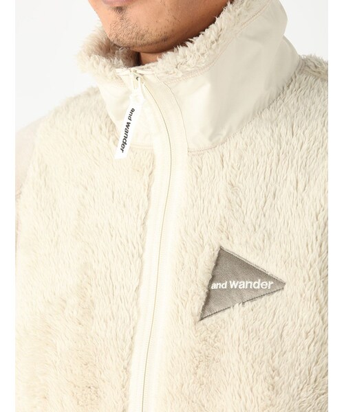 BEAVER（ビーバー）の「fleece jkt（ジャケット/アウター・メンズ・OFF/WHITE/CHARCOL・2/3）」の5枚目の写真