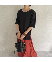 copine | 裾スリットオーバーサイズTシャツ(3color)(Tシャツ/カットソー)