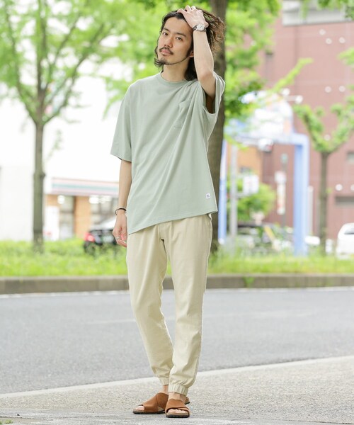 JEMORGAN（ジェーイーモーガン）の「【別注】JEMORGAN×Sonny Label 天竺ポケットTシャツ（その他・メンズ・PISTACHIO/BLACK/CRAZY.PT/OFF WHITE・M/L）」の5枚目の写真