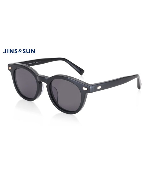 JINS(ジンズ)の「JINS&SUNCLASSIC(サングラス・メンズ・ブラウンササ(ブルー)(84)/ブラウンデミ(グリーン)(86)/ブラック(グレー)(94)・Large 49□21-145○42)」の2枚目の写真
