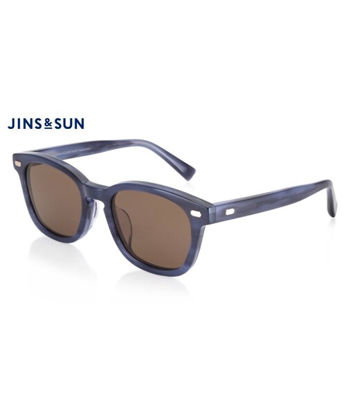 JINS(ジンズ)の「JINS&SUN CLASSIC(サングラス・メンズ・ネイビー(ブラウン)(58)/ライトブラウンデミ(ブルー)(82)/ブラック(グリーン)(94)・Large 52□20-145○41)」の1枚目の写真