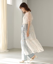 one after another NICE CLAUP（ワンアフターアナザーナイスクラップ）の「シアーガウンワンピース（ワンピース・レディース）」