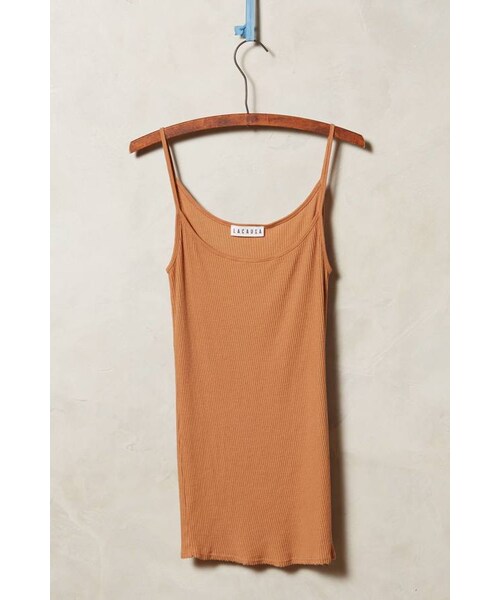 Anthropologie(アンソロポロジー)の「Lacausa Essential Tank(タンクトップ・レディース・white/copper/d green/black・M/S/L)」の2枚目の写真