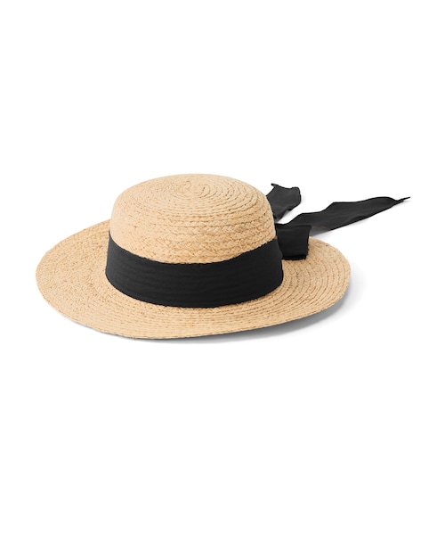 GRL（グレイル）の「ビッグリボンハット（ハット・レディース・ブラウン/ベージュ/ブラック・F）」の2枚目の写真