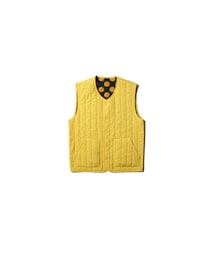 LIFUL MINIMAL GARMENTS. | REVERSIBLE VEST yellow/dots(ジャケット/アウター)