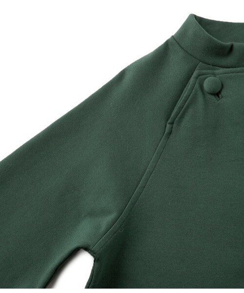 Maison Kitsune（メゾンキツネ）の「【先行受注】DRESS KANGOO（ワンピース/ドレス・レディース・ブラック/グリーン系・36）」の6枚目の写真