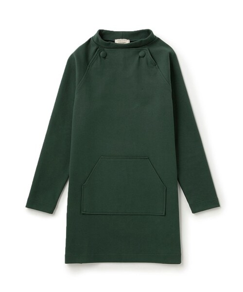 Maison Kitsune（メゾンキツネ）の「【先行受注】DRESS KANGOO（ワンピース/ドレス・レディース・ブラック/グリーン系・36）」の2枚目の写真