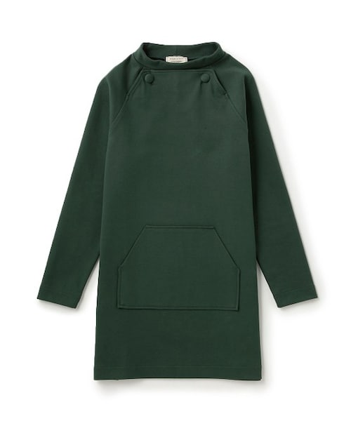 Maison Kitsune（メゾンキツネ）の「【先行受注】DRESS KANGOO（ワンピース/ドレス・レディース・ブラック/グリーン系・36）」の3枚目の写真