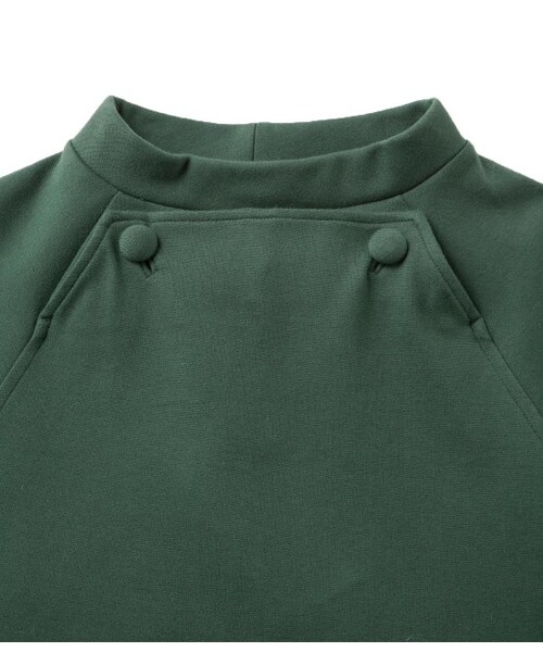 Maison Kitsune（メゾンキツネ）の「【先行受注】DRESS KANGOO（ワンピース/ドレス・レディース・ブラック/グリーン系・36）」の5枚目の写真