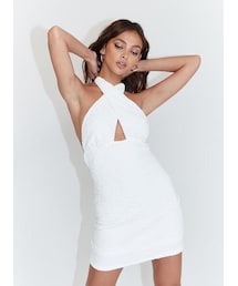Summer Mini Dress White - US 2 / White