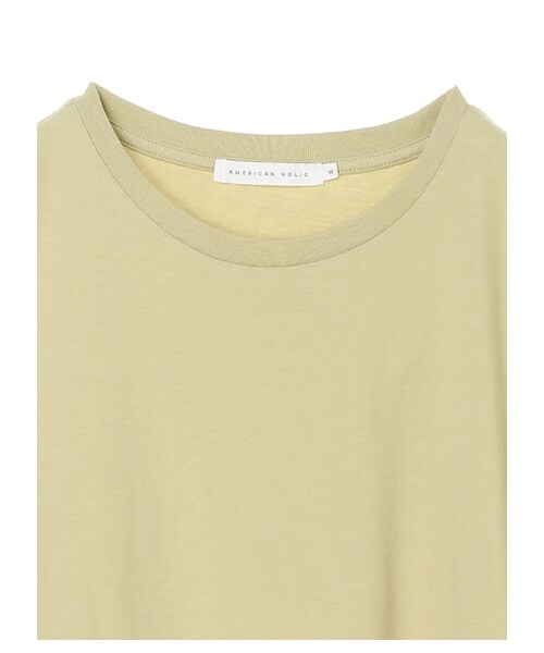 AMERICAN HOLIC（アメリカンホリック）の「前後差ノースリーブカットチュニック（トップス・オフホワイト/チャコールグレー/グレーベージュ/ライトグリーン・M/L）」の16枚目の写真