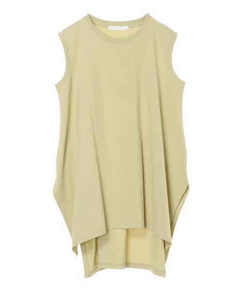 AMERICAN HOLIC（アメリカンホリック）の「前後差ノースリーブカットチュニック（トップス・オフホワイト/チャコールグレー/グレーベージュ/ライトグリーン・M/L）」の22枚目の写真