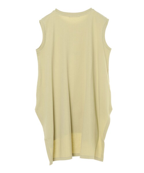 AMERICAN HOLIC（アメリカンホリック）の「前後差ノースリーブカットチュニック（トップス・オフホワイト/チャコールグレー/グレーベージュ/ライトグリーン・M/L）」の15枚目の写真