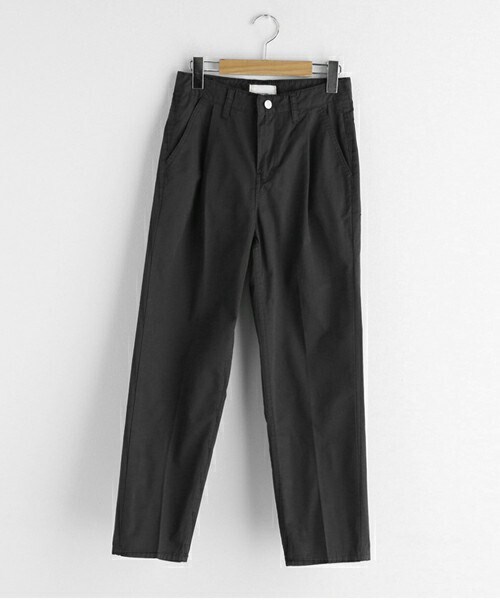 DHOLIC（ディーホリック）の「ストレートワンタックパンツ・全5色・t68557（その他パンツ・レディース・パープル/ホワイト/グレー/ブラック/ベージュ・S/M/L）」の4枚目の写真