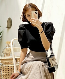 DHOLIC STYLE | [wingsmall] パフスリーブブラウス・p246622(シャツ/ブラウス)