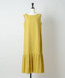 Rewde | リネン混ノースリティアードワンピース（1R05-8310804）(ワンピース)