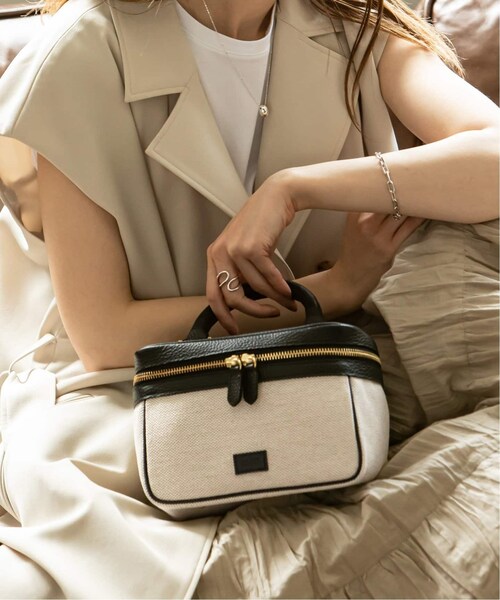 Noble（ノーブル）の「キャンバスバニティBAG◆（バッグ・ブラック/(001)/フリー/在庫あり）」の6枚目の写真