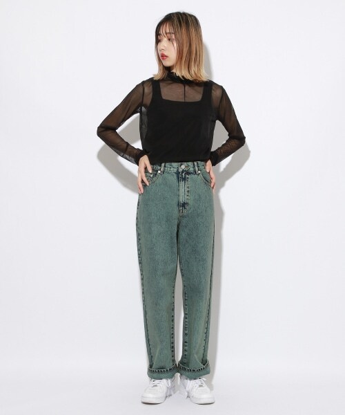 PAGEBOY（ページボーイ）の「【PAGEBOYLIM】シアータートルインナー（トップス・レディース・ブラック/グレータイダイ/ベージュタイダイ・M）」の10枚目の写真