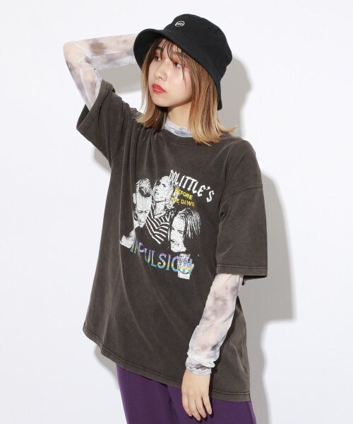 PAGEBOY（ページボーイ）の「【PAGEBOYLIM】シアータートルインナー（トップス・レディース・ブラック/グレータイダイ/ベージュタイダイ・M）」の21枚目の写真