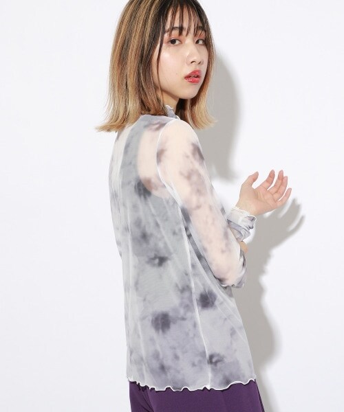 PAGEBOY（ページボーイ）の「【PAGEBOYLIM】シアータートルインナー（トップス・レディース・ブラック/グレータイダイ/ベージュタイダイ・M）」の19枚目の写真