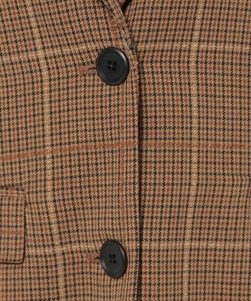 JEANASIS（ジーナシス）の「モールチェックテーラージャケット（ジャケット/アウター・グレー系その他()/ブラウン系その他()）」の18枚目の写真