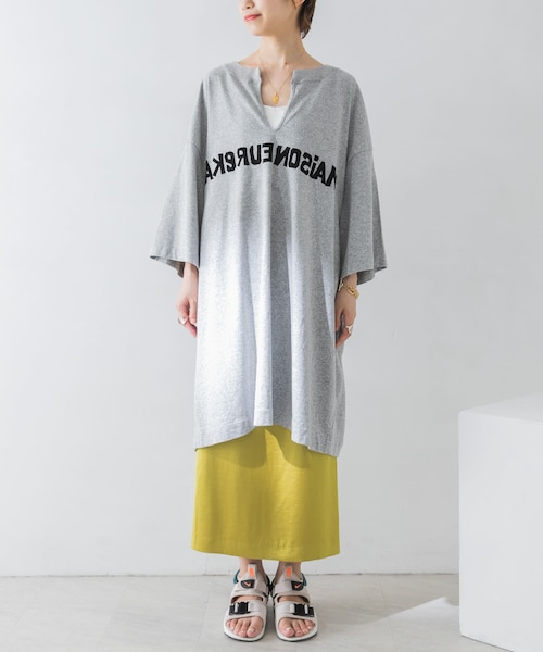 MAISON EUREKA KNOT FLOCKY LOGO BIG T-SHIRTS