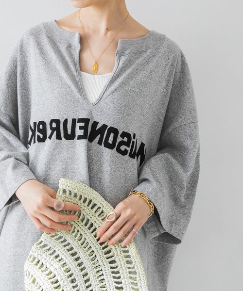 MAISON EUREKA KNOT FLOCKY LOGO BIG T-SHIRTS