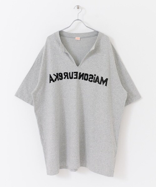 トップス MAISON EUREKA KNOT FLOCKY LOGO BIG T MAISON EUREKA KNOT FLOCKY LOGO BIG T-SHIRTS
