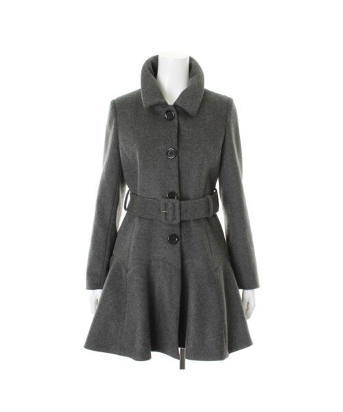 31 Sons de mode(トランテアン ソン ドゥ モード)の「【井関かおりコラボ】裾ぺプラムステンカラーコートby Kaori Iseki《予約アイテム》(コート・レディース・グレー/ネイビー・36/38)」の1枚目の写真