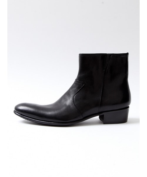 5351 POUR LES HOMMES サイドジップブーツ ハイヒール ポインテッド サイドジップ ブーツ｜5351POUR LES