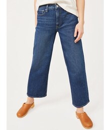 Free Assembly - Free Assembly Women's Cropped Wide Straight Jeans - Walmart.com