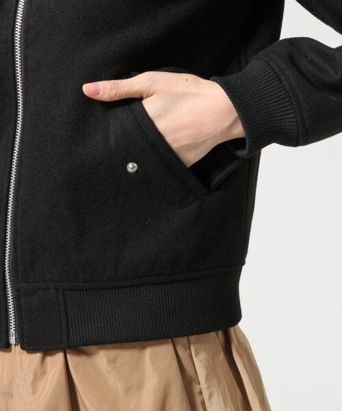 GLOBAL WORK（グローバルワーク）の「リブブルゾン（ジャケット/アウター・レディース・ブラック09/ブラウン53・Ｍ/Ｌ）」の11枚目の写真