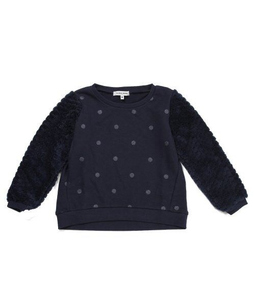 GLOBAL WORK（グローバルワーク）の「【キッズ】ソデキルティングボア長袖（トップス・キッズ・オフホワイト06/グレー15/ネイビー88・Ｓ（90～100cm）/Ｍ（100～110cm）/Ｌ（110～120cm）/ＸＬ(120～130cm)）」の3枚目の写真